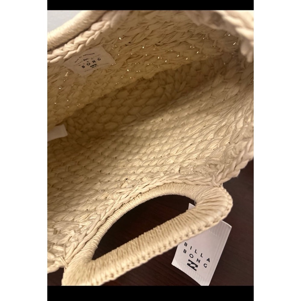 Billabong Straw Seaside Handle Bag NWT - Picture 3 of 5